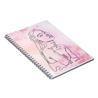 Espiral caderno fofo