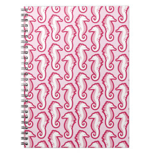 Espiral Caderno Frolic cavalo marinho - rosa