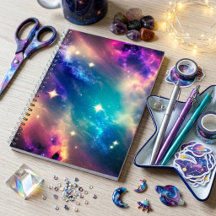 Caderno Galáxia Espaço Exterior