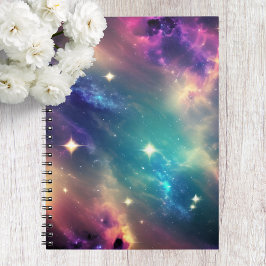 Espiral Caderno Galáxia Espaço Exterior