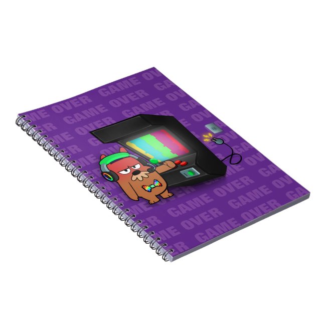 Espiral Caderno "Game Over" (Lado Direito)