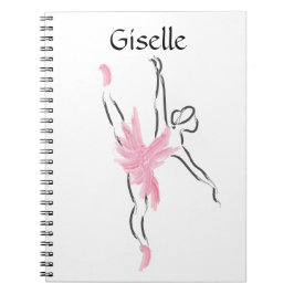 Espiral Caderno Giselle do amor do tutu