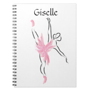 Espiral Caderno Giselle do amor do tutu