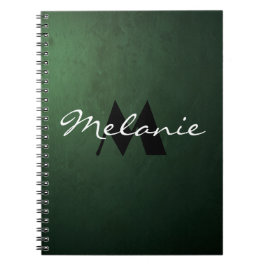 Espiral Caderno Glamouroso com Monograma para Ela