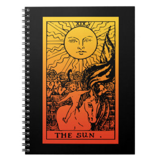 Espiral Caderno Gradiente do Tarot do Sol