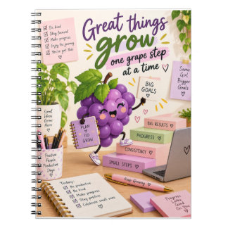 Espiral Caderno Grandes Coisas Crescem
