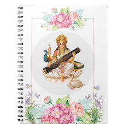 Espiral Caderno Hindu do Diário de Saraswati da deusa