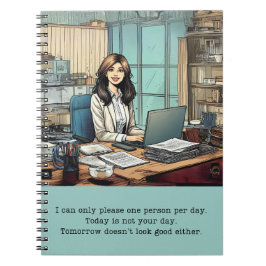 Espiral Caderno - Hoje Não é o Seu Dia