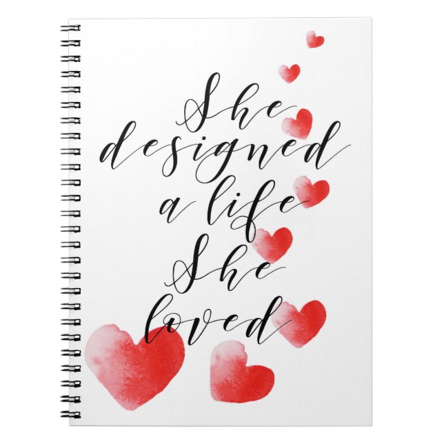 Espiral Caderno inspirado do chefe da senhora (Frente)