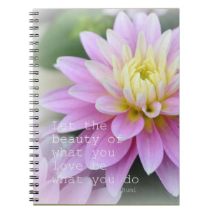 Espiral Caderno inspirado do Diário de Rumi