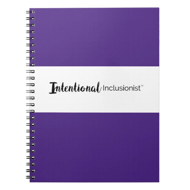 Espiral Caderno intencional de Inclusionist (Frente)