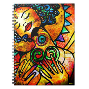 Espiral Caderno interno da conexão