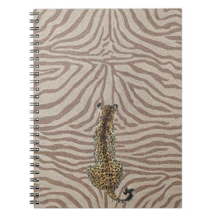 Espiral Caderno Leopardo Foco Selvagem