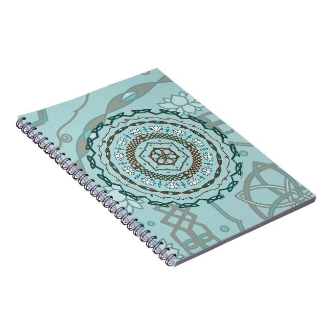 Espiral Caderno Lotus Weave (Lado Direito)
