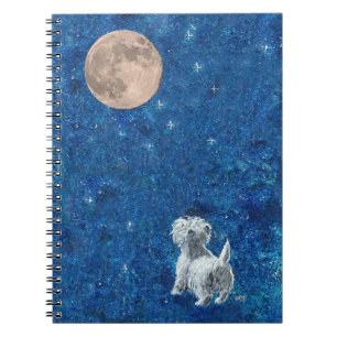 Espiral Caderno Lua Cheia Westie