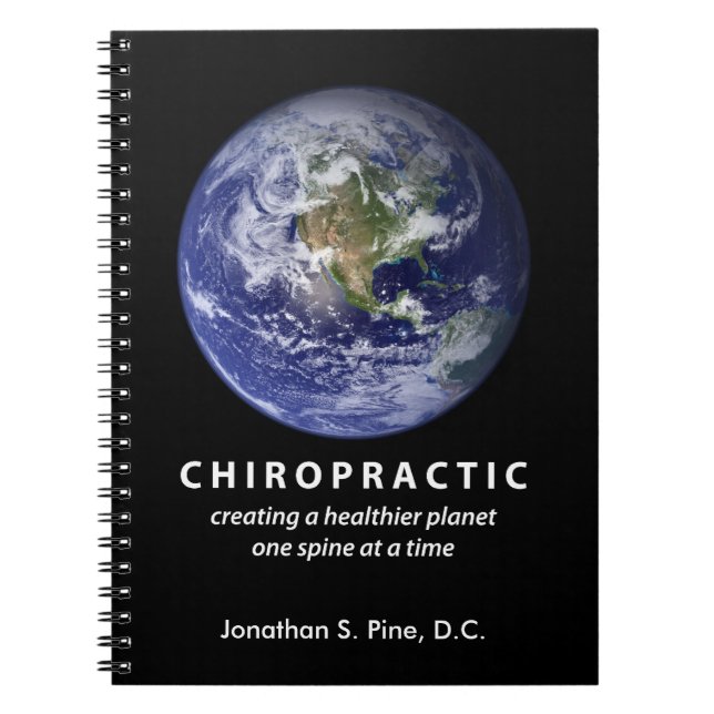 Espiral Caderno mais saudável do planeta da quiroterapia (Frente)