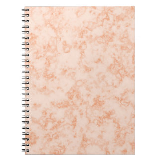 Espiral Caderno Mármore Laranja