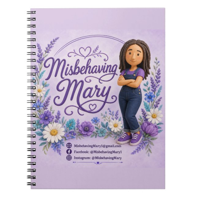 Espiral Caderno Mary Malandra (Frente)