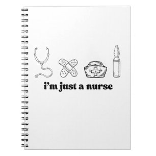 Espiral Caderno Médico Minimalista Citação Engraçada de En