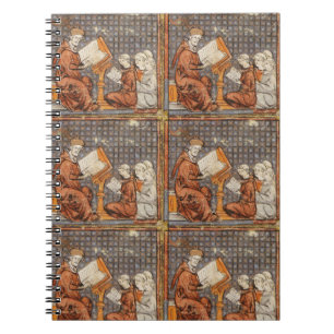 Espiral Caderno medieval do professor