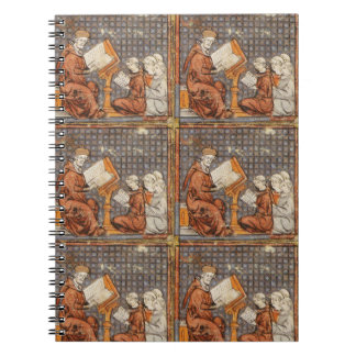 Espiral Caderno medieval do professor