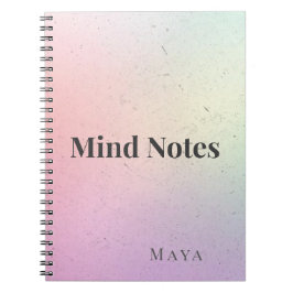 Espiral Caderno Minimalista Mind Notes