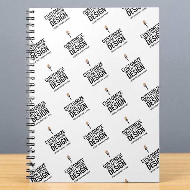 Espiral Caderno Minimalista Personalizado Marca da Empresa (Criador carregado)
