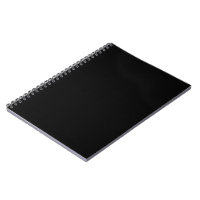 Caderno Minimalista Preto Diário de Escrita Esbelt