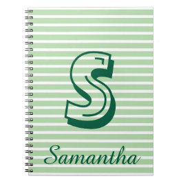 Espiral Caderno Monogram Modern Preppy de Volta às Aulas
