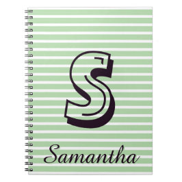 Espiral Caderno Monogram Modern Preppy de Volta às Aulas