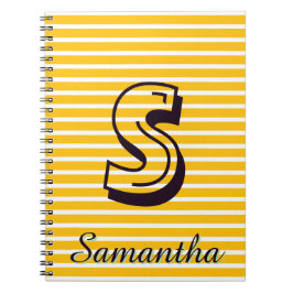 Espiral Caderno Monogram Modern Preppy de Volta às Aulas