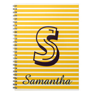 Espiral Caderno Monogram Modern Preppy de Volta às Aulas