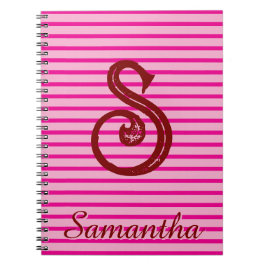 Espiral Caderno Monogram Modern Preppy de Volta às Aulas