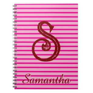 Espiral Caderno Monogram Modern Preppy de Volta às Aulas