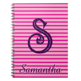 Espiral Caderno Monogram Modern Preppy de Volta às Aulas