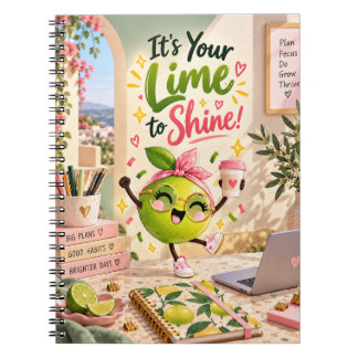 Espiral Caderno Motivacional É Sua Vez de Brilhar