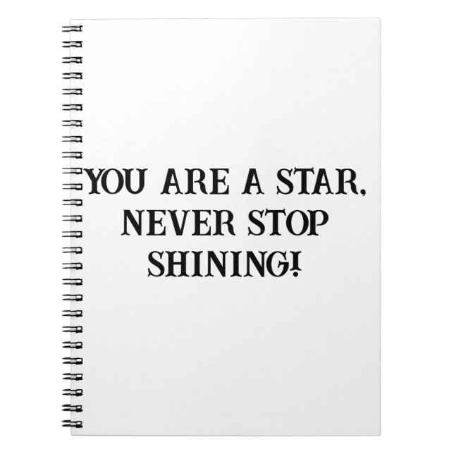 Espiral Caderno Motivacional Infantil Brilhante (Frente)