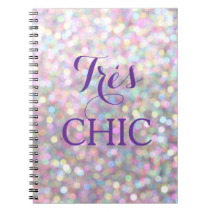 Espiral Caderno MUITO CHIC Brilhante