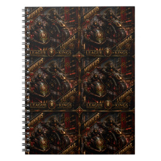Espiral caderno munkus/Liga dos Reis munkus