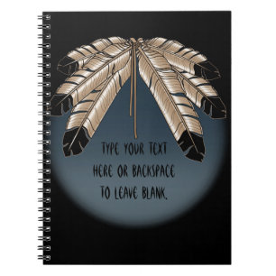 Espiral Caderno nativo Journa animal espiritual tribal da