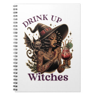 Espiral Caderno (Notebook) Beba Com As Bruxas