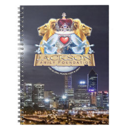 Espiral Caderno oficial da crista da família de Jackson