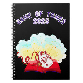 Espiral Caderno Oficial do Jogo de Tomos 2025