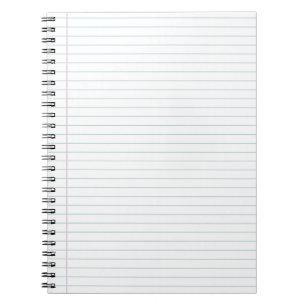 Espiral Caderno ordenado largo