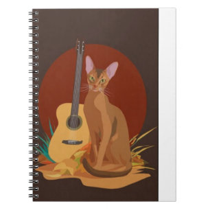 Espiral Caderno Outonal Felino