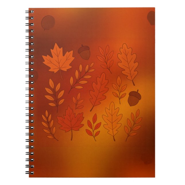 Espiral Caderno outono (Frente)