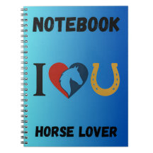 Caderno para Amantes de Cavalos - Equestres, Amant