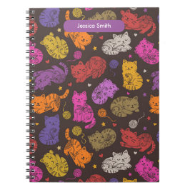 Espiral Caderno para Amantes de Gatos