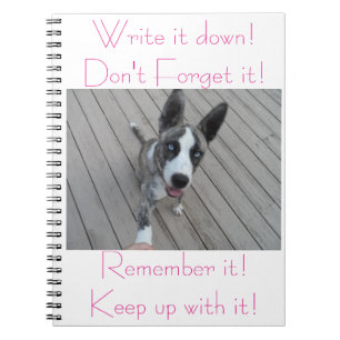 Espiral Caderno para amantes dos animais salvados