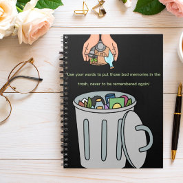 Espiral Caderno para Jogar Fora o Lixo – Mãos de Desenho A